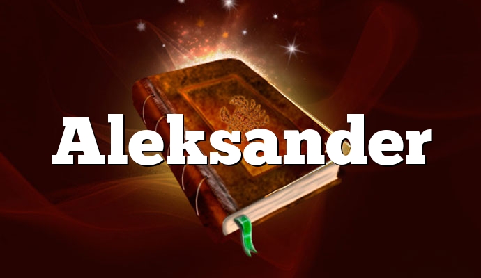 Aleksander