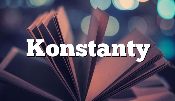 Konstanty