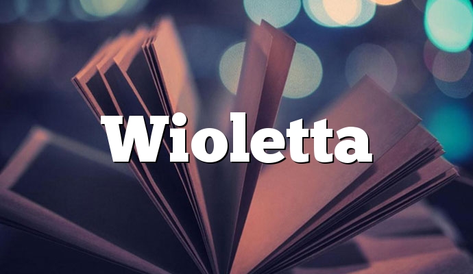Wioletta